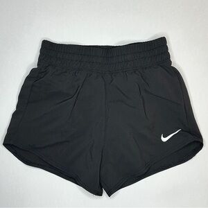 Nike Girls Dri Fit Black Running Shorts Size 5